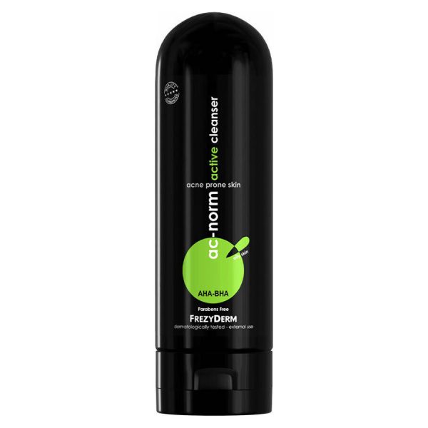 FREZYDERM, Ac-Norm Active Cleanser, Υγρό Καθαρισμού για Λιπαρό Δέρμα με τάση Ακμής, 5202888228377