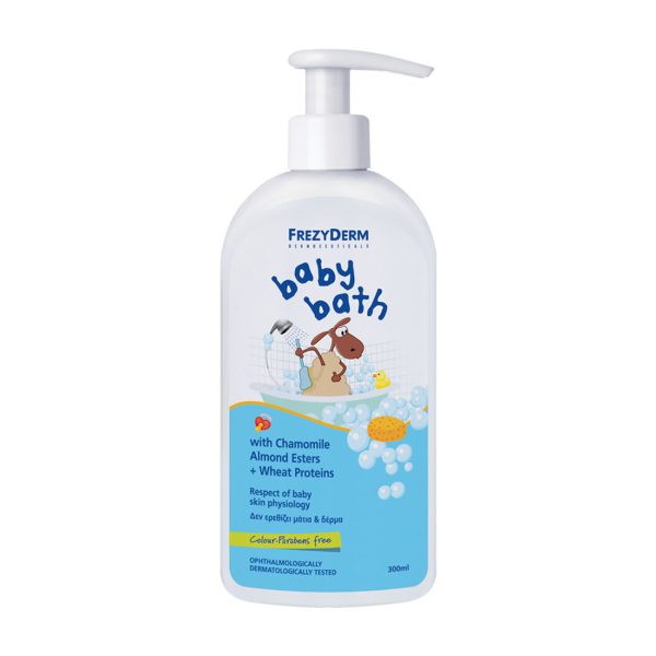 FREZYDERM Baby Bath με Χαμομήλι 300ml με Αντλία