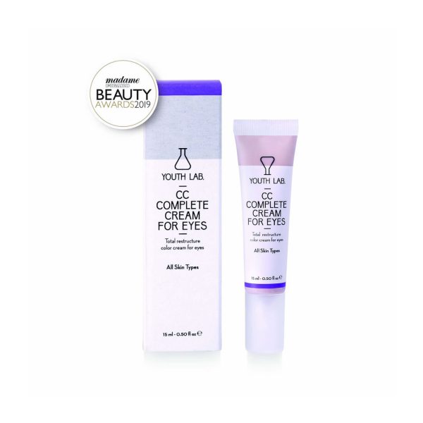 YOUTH LAB CC Complete Cream For Eyes 15ml Ενυδατική Κρέμα Ματιών κατά των Μαύρων Κύκλων