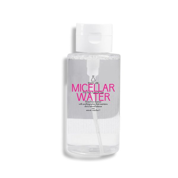 YOUTH LAB Micellar Water Υγρό Διάλυμα Καθαρισμού Προσώπου & Ματιών 400ml