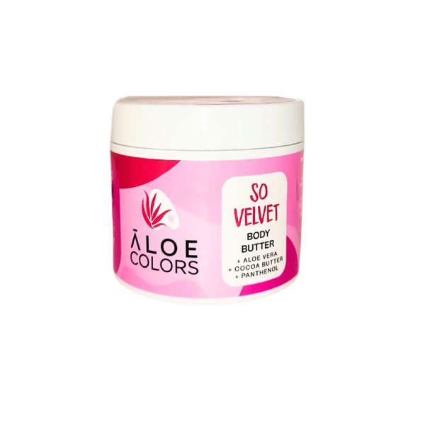 ALOE COLORS So Velvet Body Butter Πλούσιο Βούτυρο Σώματος με άρωμα πούδρας 200ml