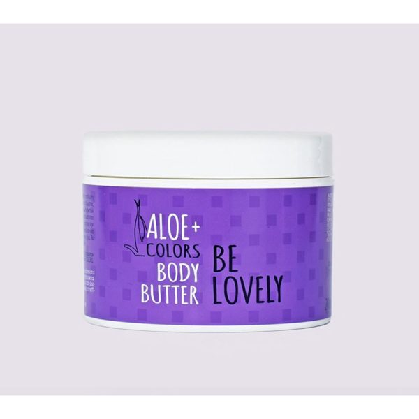 ALOE COLORS Be Lovely Ενυδατικό Butter Σώματος με Aloe Vera & Άρωμα Καραμέλα για Ξηρές Επιδερμίδες 200ml