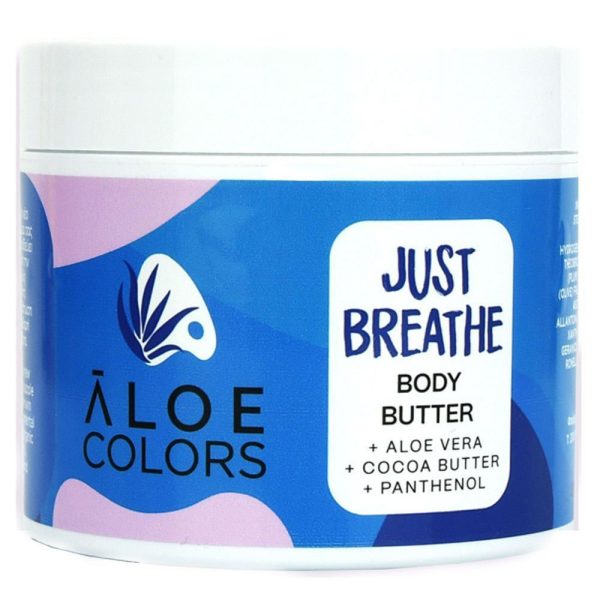 ALOE COLORS Just Breathe Ενυδατικό Butter Σώματος με Aloe Vera για Ξηρές Επιδερμίδες 200ml