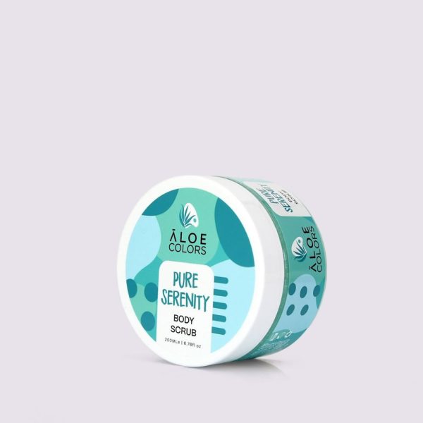 ALOE COLORS Pure Serenity Body Scrub Απελπιστικό Σώματος Mε Βιολογική Αλόη & Βιταμίνες 200ml