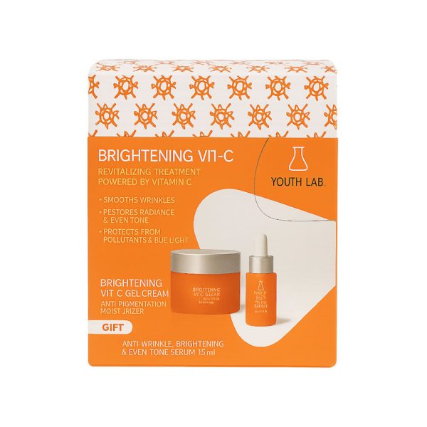 YOUTH LAB Brightening Vit-C Σετ Περιποίησης για Αντιγήρανση, Ενυδάτωση & Λάμψη 2τμχ