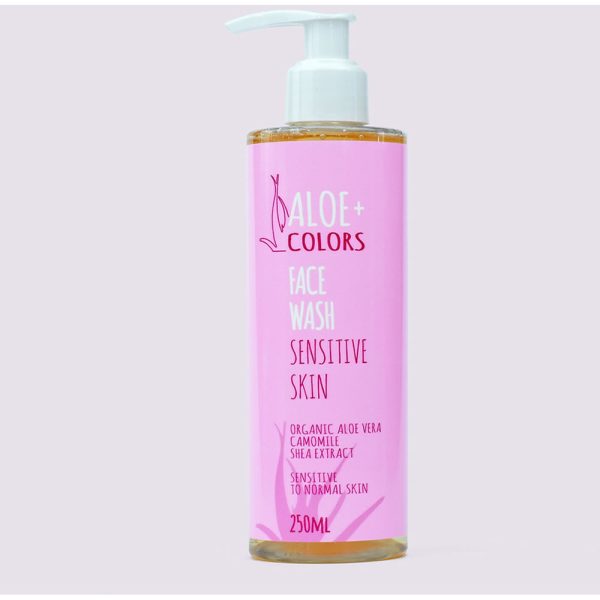 ALOE COLORS Gel Καθαρισμού Face για Ευαίσθητες Επιδερμίδες 250ml