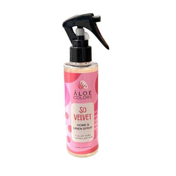 ALOE COLORS Home & Linen Spray So Velvet Αρωματικό Σπρέι Χώρου & Υφασμάτων (Πούδρα) 150ml