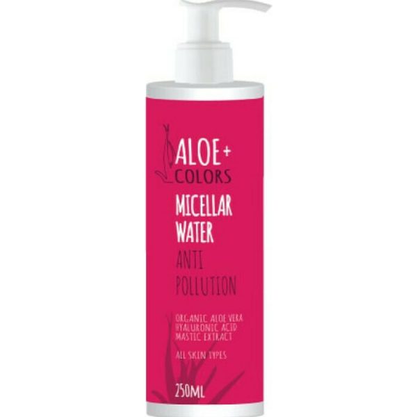 ALOE COLORS Micellar Water Anti Pollution Νερό Ντεμακιγιάζ για Όλους Τους Τύπους Δέρματος 250ml