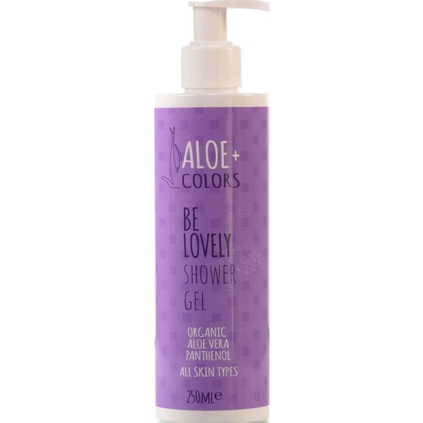 ALOE COLORS Be Lovely Shower Gel Αφρόλουτρο με Άρωμα Καραμέλα & Πικραμύγδαλο 250ml