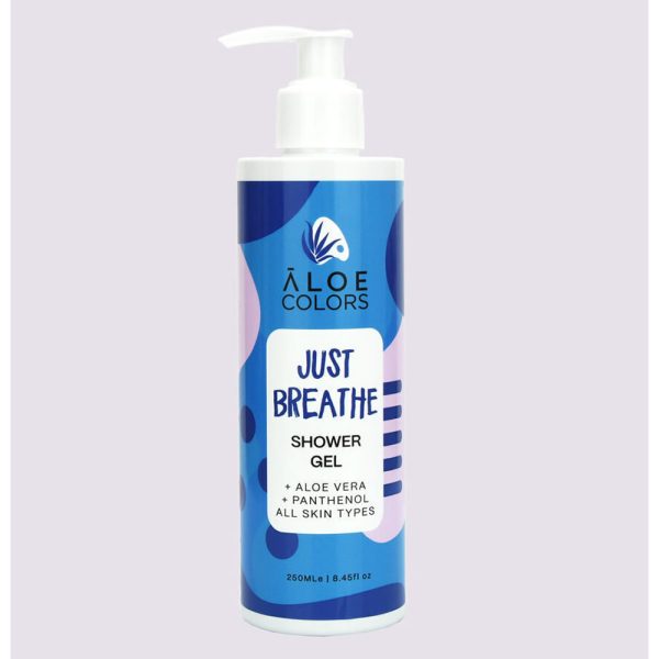 ALOE COLORS Just Breathe Shower Gel Αφρόλουτρο Σώματος 250ml