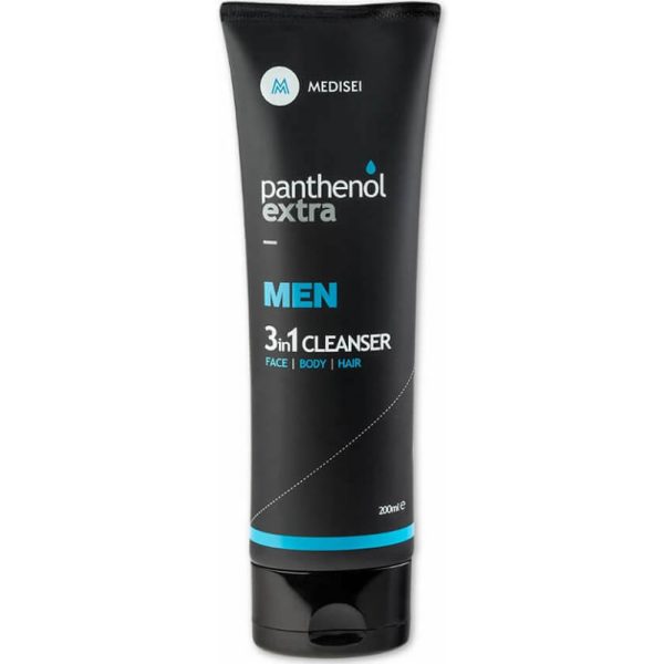 MEDISEI Panthenol Extra Men 3 in 1 Gel Καθαρισμού Προσώπου 200ml