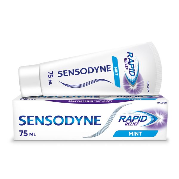 SENSODYNE Rapid Relief  Οδοντόκρεμα για Γρήγορη Ανακούφιση από την Ευαισθησία 75ml.