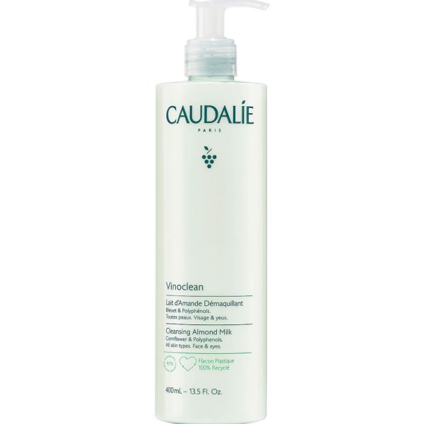 CAUDALIE Vinoclean Cleansing Almond Milk Γαλάκτωμα Καθαρισμού Προσώπου 400ml