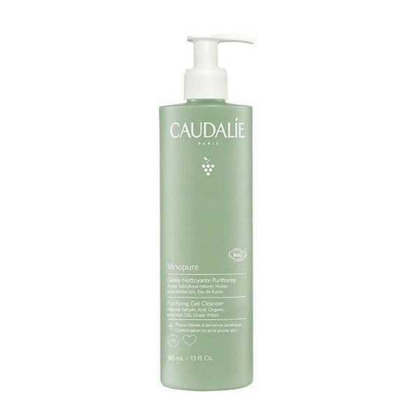 CAUDALIE Vinopure Purifying Gel Cleanser, Υγρό Καθαριστικό Προσώπου 385ml