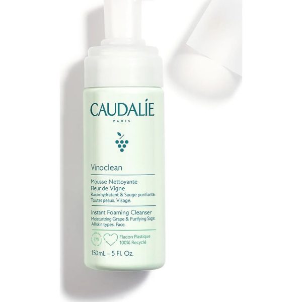 CAUDALIE Vinoclean Instant Foaming Cleanser Αφρός Καθαρισμού 150ml