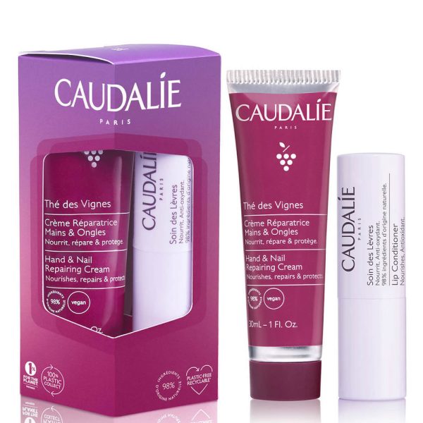 CAUDALIE Thé Des Vignes Hand & Lip Duo Σετ Περιποίησης για Ενυδάτωση 2τμχ