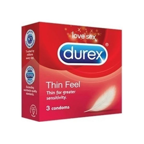 DUREX προφυλακτικά λεπτά Feel Thin 3τεμ