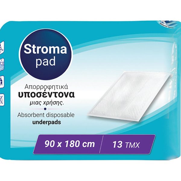 STROMA PAD Υποσέντονα Ακράτειας Υποσέντονα Ακράτειας 90x180cm 13τμχ