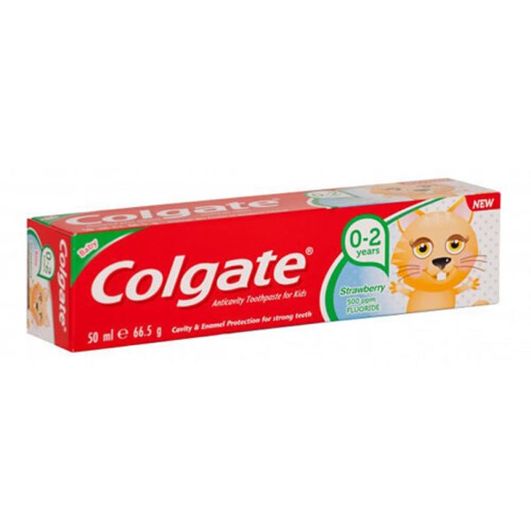 COLGATE Οδοντόκρεμα με Γεύση Φράουλα για 0m+ 50ml